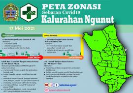 Update Zona Kalurahan Ngunut 17 Mei 2021